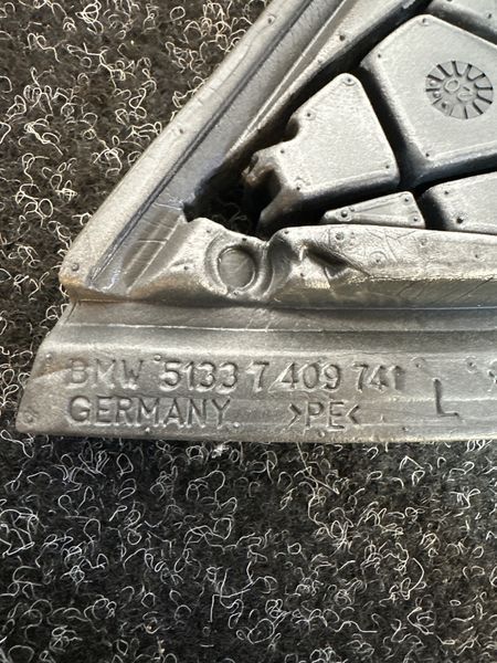 Ущільнювач лівого дзеркала G01 X3 2018-2024 51337409741 51337409741 фото