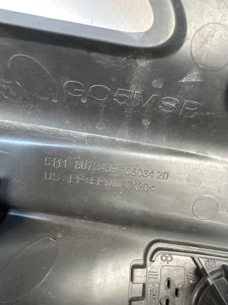 Решітка туманки переднього бампера ліва Bmw x5 g05 51118073439 51118073439 фото