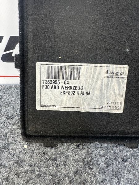 Кришка ящика інструментів BMW 328i F30 2012-2018 51477262955 51477262955 фото
