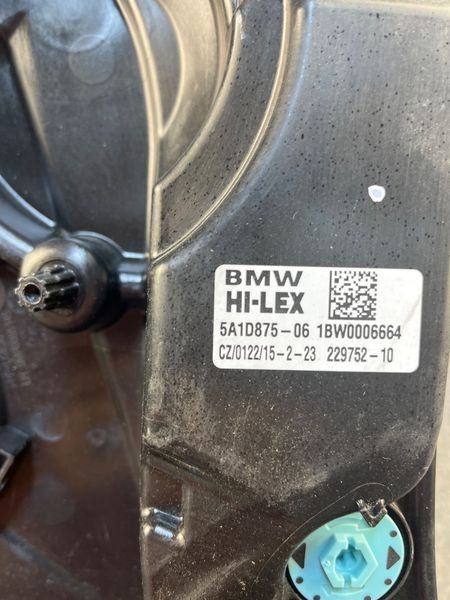 Механізм склопідіймача двері передньої, лівої 51335A620E7 BMW Х1 U11 51335A620E7 фото