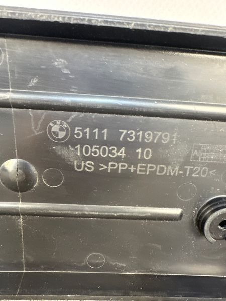 Подіум номерного знаку X6 F16 51117319791 51117319791 фото